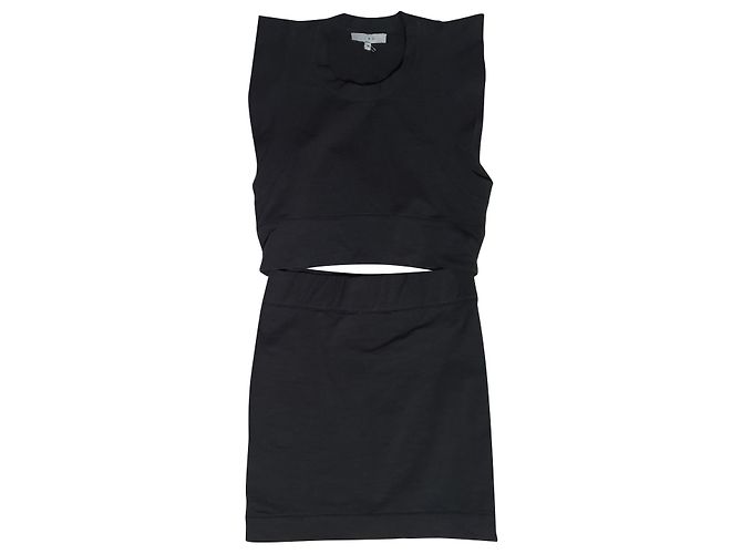 Vestido negro Iro de algodón