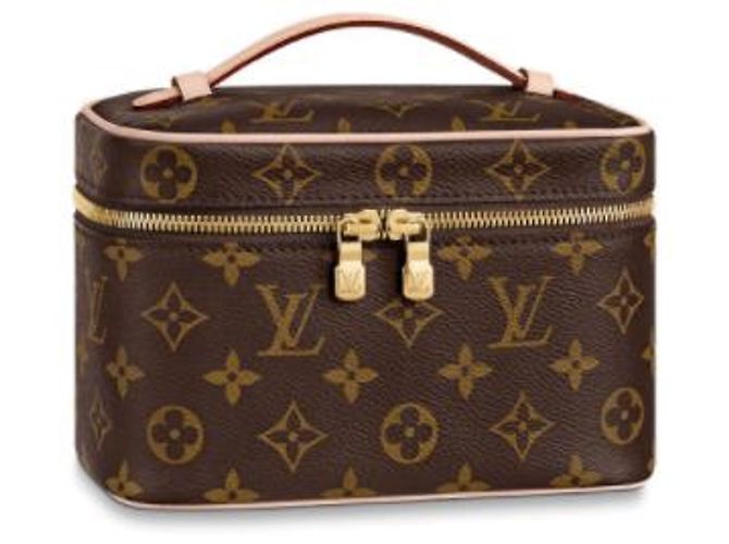 Louis Vuitton Nice Mini Monogram Canvas Handtasche Braun