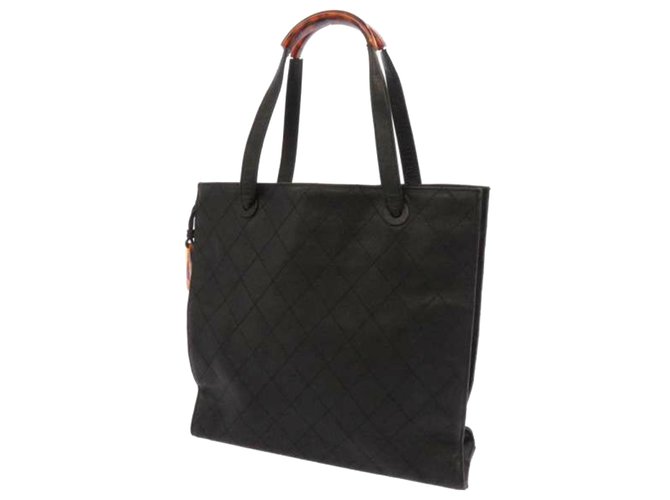 Chanel Black Caviar Leather Tote Bag  ref.220711