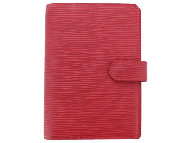 Louis Vuitton Red Epi Agenda PM Leather  ref.220721
