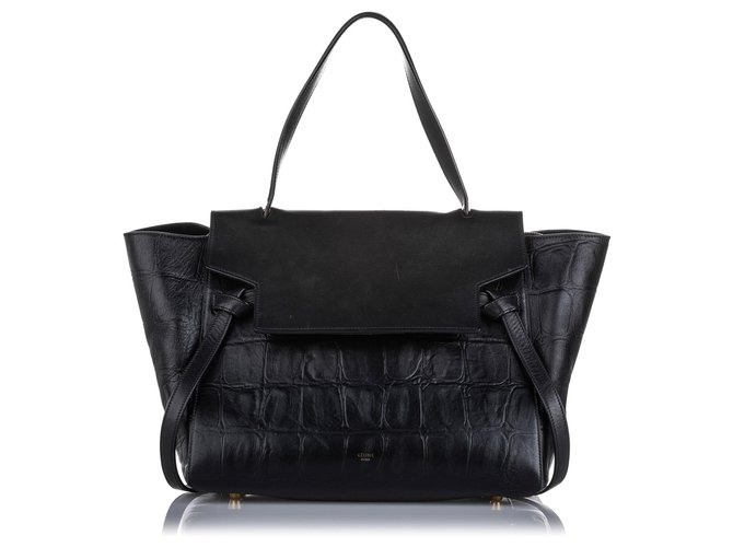 Celine Stamped Leather Mini Belt Bag