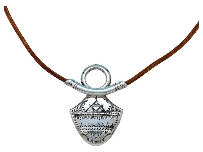 Collana Hermès "Timia" in argento.  ref.220951
