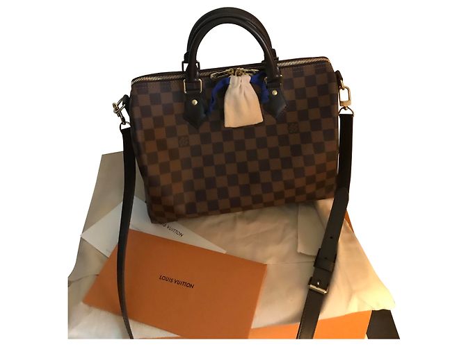 Louis Vuitton Speedy 30 cinta quadriculada nova