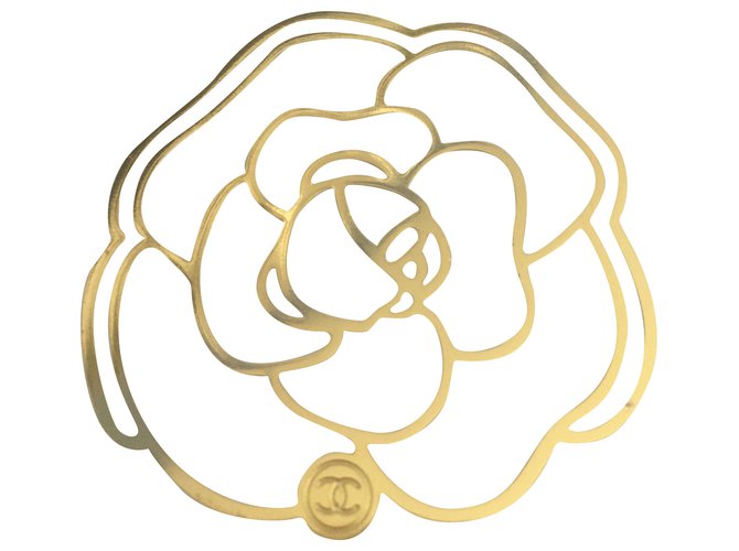 Chanel Lesezeichen Golden Metall  ref.220971