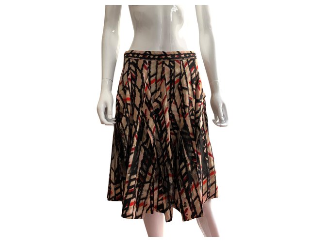 Bottega Veneta Printed silk crepe skirt Multiple colors  ref.220980