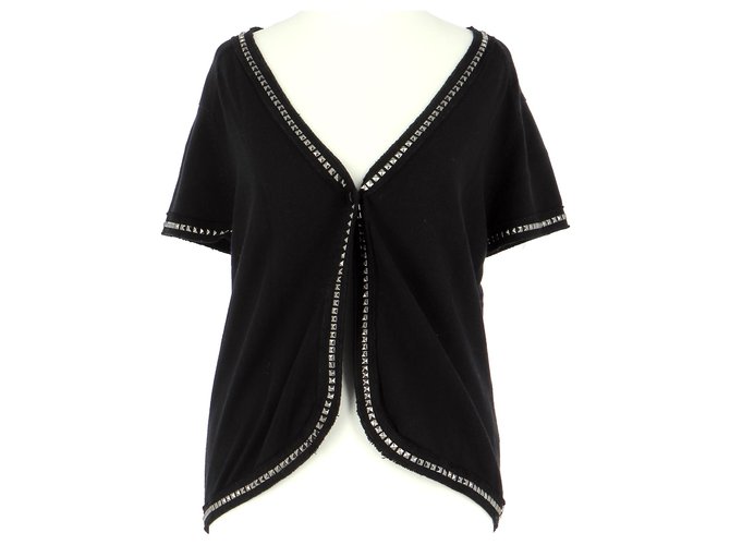 Zadig & Voltaire Vest Black Cotton  ref.220995