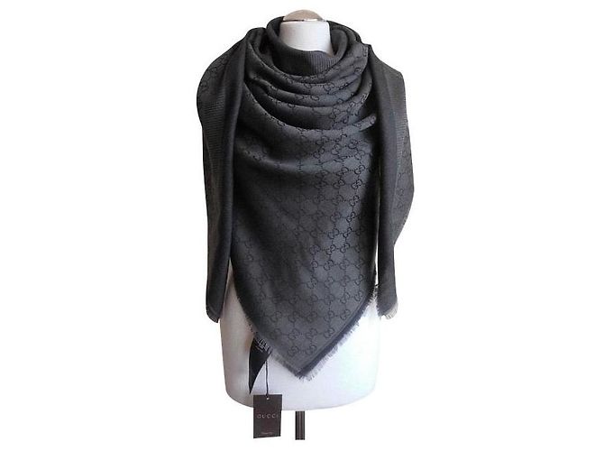 sciarpa gucci antracite nuova