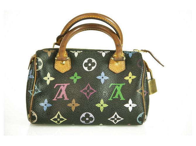 Authentic Louis Vuitton multicolour monogram mini bag