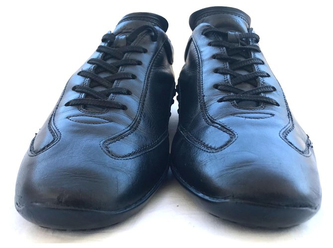 Tod's sneakers Cuir Noir  ref.221250