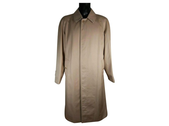 Burberry Genuine Vintage Pimco car coat XL Beige Cotton  ref.221288