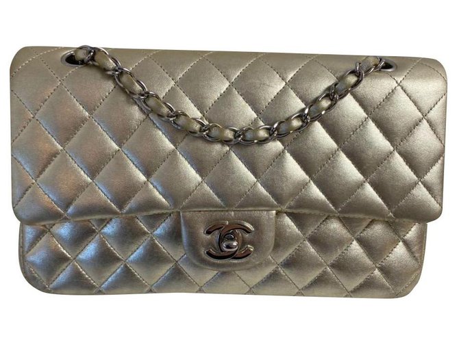 Timeless Chanel Golden Leather  ref.221302
