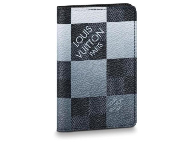 Louis Vuitton LV organizador de bolsillo nuevo Gris Cuero  ref.221317