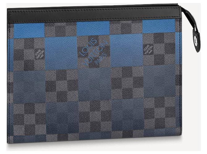 Louis Vuitton LV pochette voyage new Blue Leather  ref.221330