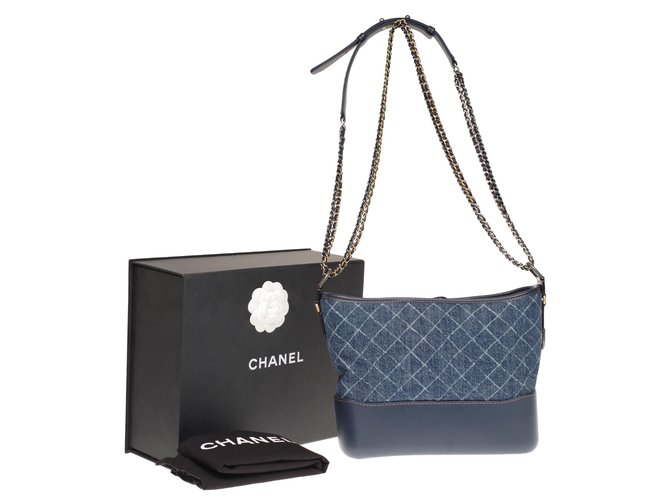 Chanel Gabrielle Small Denim Blue Crossbody Bag!