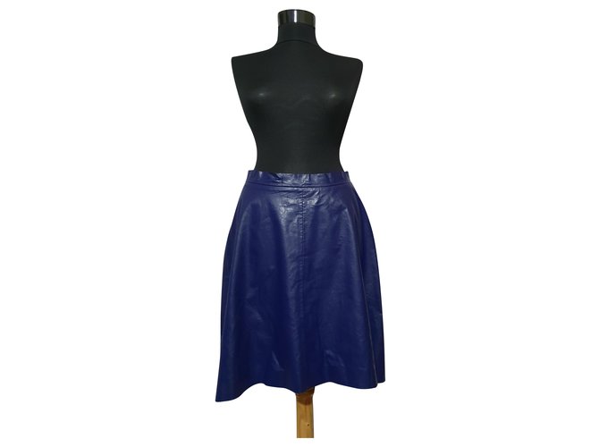 Msgm Skirts Purple Cotton Polyethilene  ref.221408