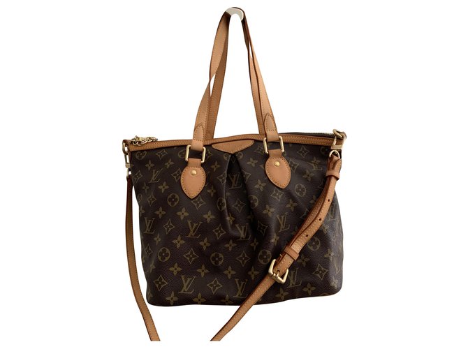 Louis Vuitton Palermo PM Chocolate Leather  ref.221457