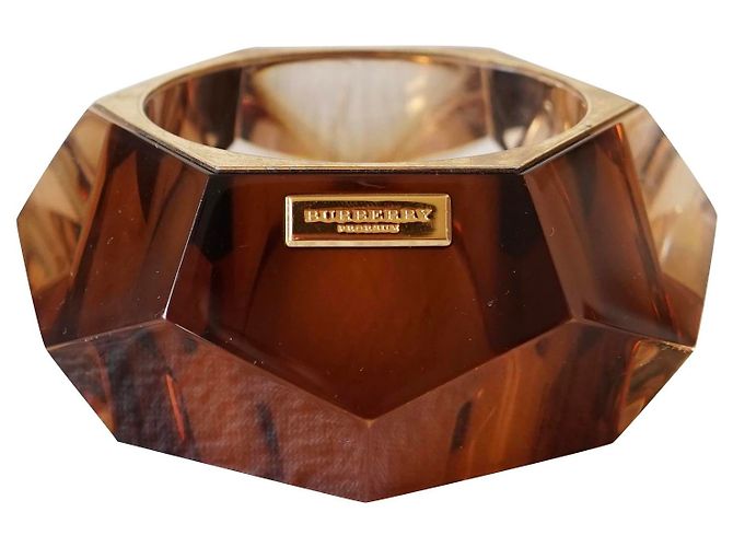 Burberry Bracciali Marrone Bronzo Gold hardware Acrilico