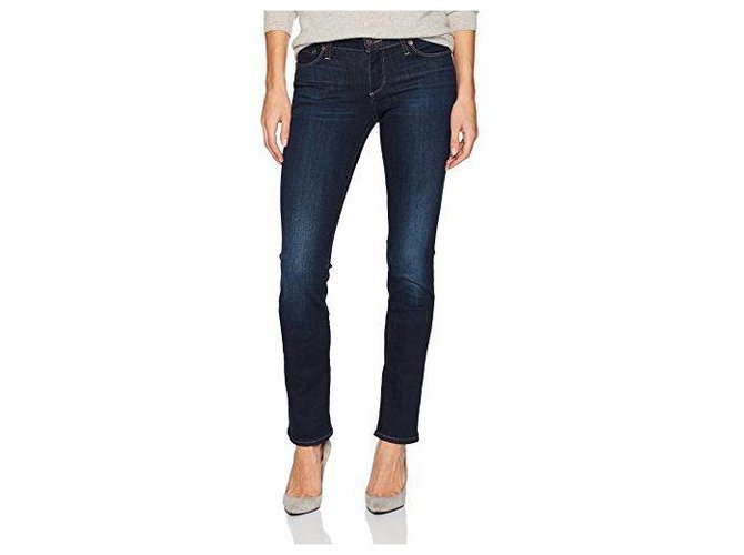 Autre Marque Lucky Brand sweet and straight jeans W33 l33 Blue Elastane Denim  ref.221508