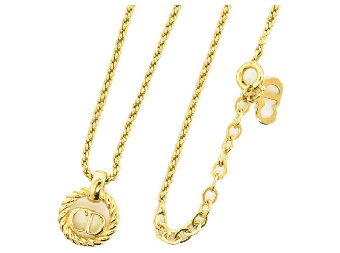 Dior necklace Golden Gold-plated  ref.221537