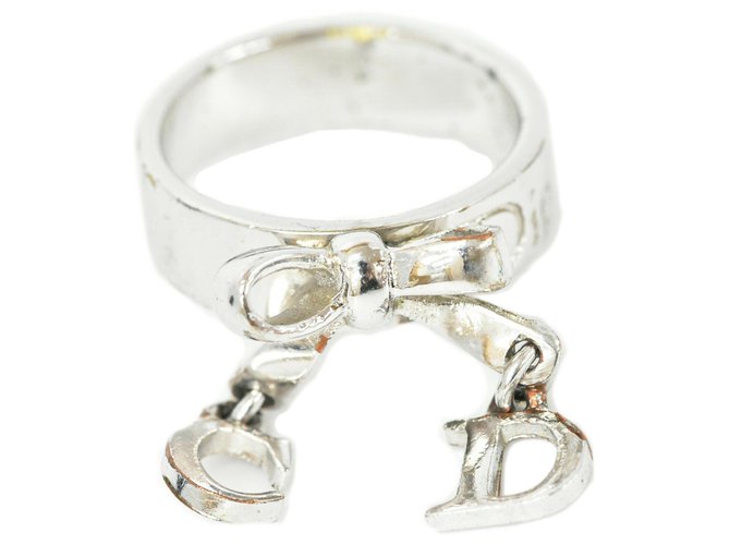Dior ring Silvery Metal  ref.221540