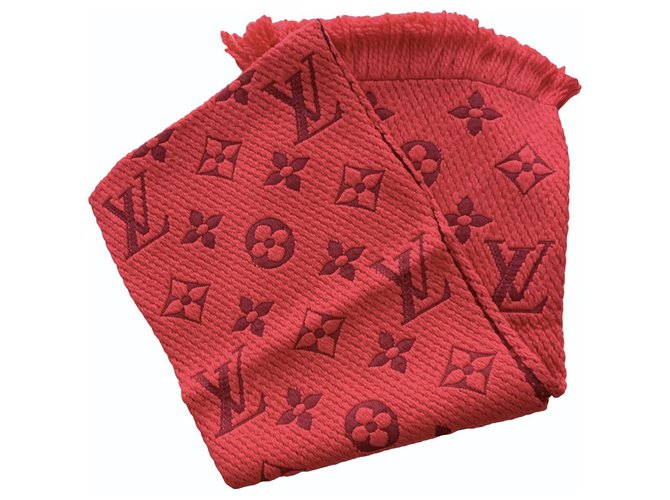 Louis Vuitton logomanía Fucsia Lana  ref.221611