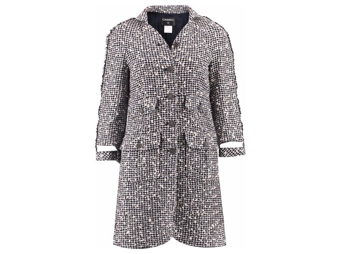 Chanel joli manteau en tweed Multicolore  ref.221969