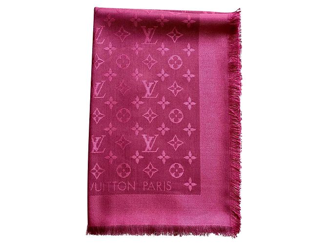 Louis Vuitton sciarpe Prugna Seta