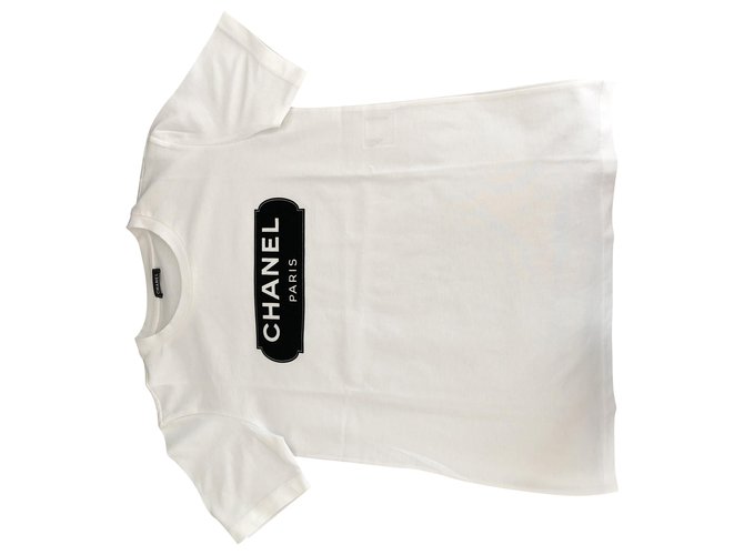 Chanel Tops White Cotton  ref.222005