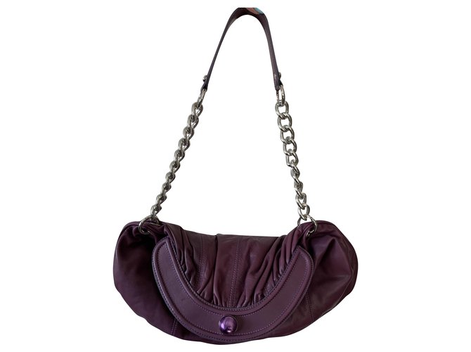 Autre Marque francesco Biasia Purple Leather  ref.222011