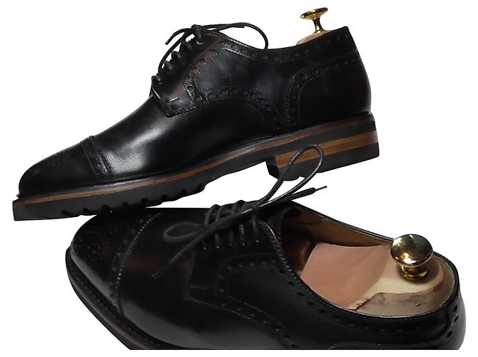 Autre Marque Scarpe Derby Hardridge in pelle nera Nero 
