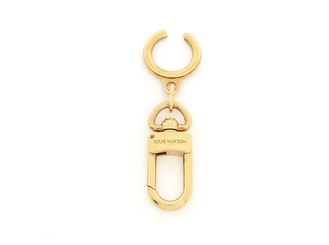 Louis Vuitton SIMPLE GOLDEN KEY RING Métal Doré  ref.222391