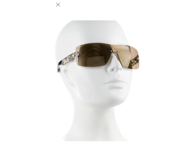 Dior Gafas de sol Castaño Metal  ref.222397