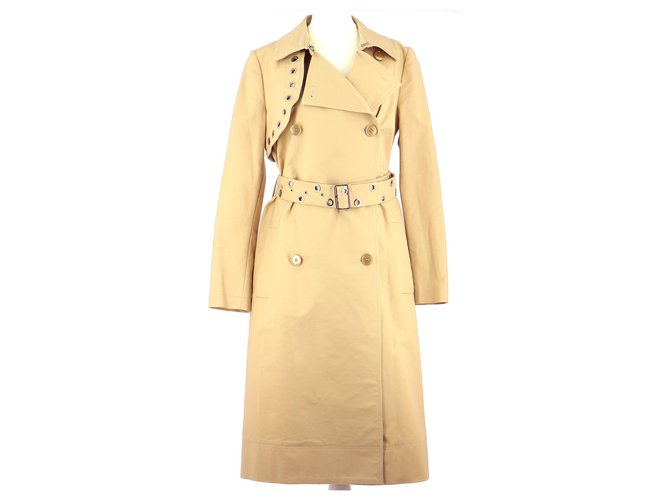 Twin Set Trench Coton Beige  ref.222684