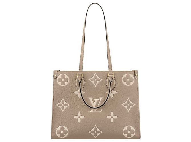 Louis Vuitton OntheGo MM Monogramma Giant Pelle Dune