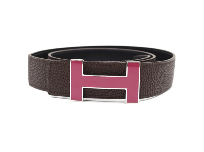 Hermès Hermes 32mm H Reversible Leather 