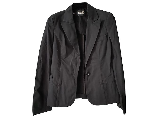 Blazer negro Love Moschino