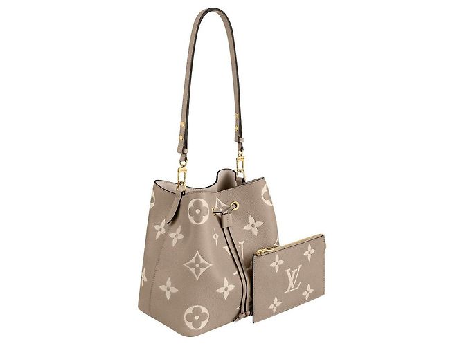Néonoé Louis Vuitton Bolsa de couro LV NeoNoe nova