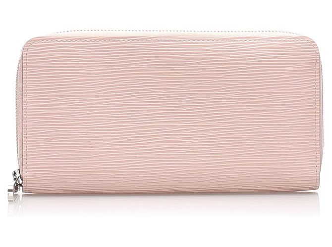 Carteira Louis Vuitton Pink Epi Zippy Rosa Couro  ref.223042