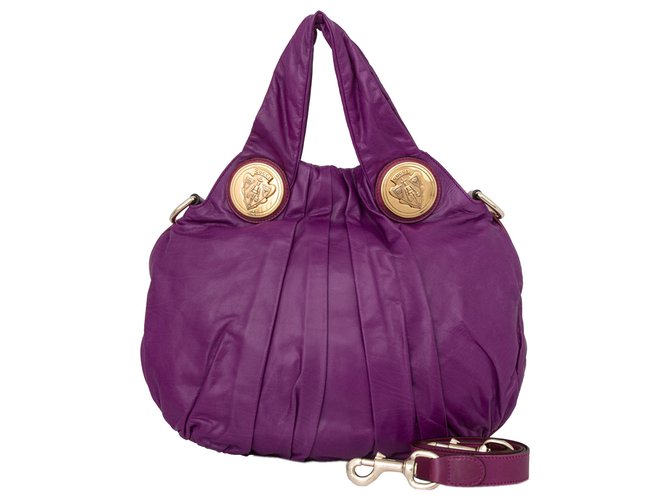 Gucci Purple Hysteria Leather Satchel Pony-style calfskin  ref.223045