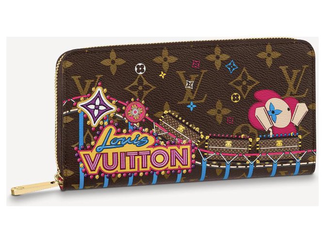Louis Vuitton LV Zippy wallet new Brown Leather  ref.223096
