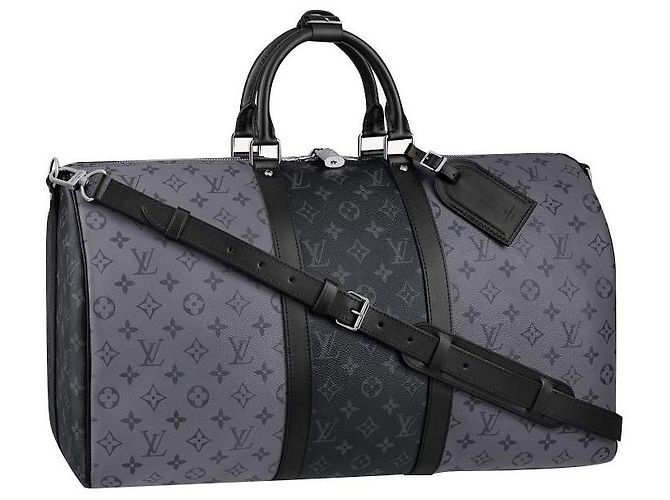Abbesses Louis Vuitton LV Keepall éclipse inversé Gris
