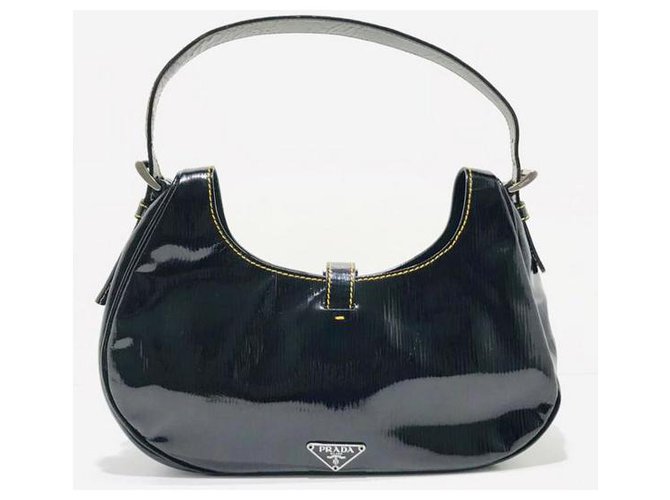 Prada Handbags Black Patent leather  - Joli Closet