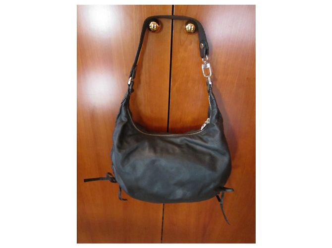 Borsa a mano Sonia Rykiel in pelle nera Nero