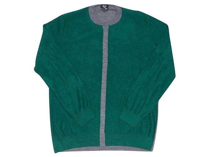 Alexander McQueen Pullover aus Baumwolle Dunkelgrün
