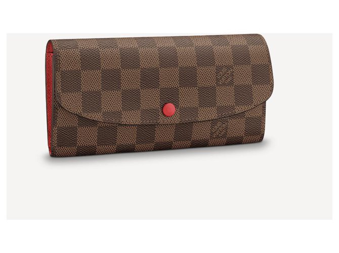 Louis Vuitton LV Emilie wallet new Brown Leather  ref.223311