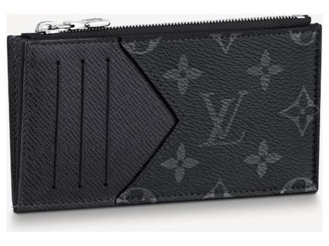 Louis Vuitton Porta carte di credito LV nuovo Grigio Pelle  ref.223312