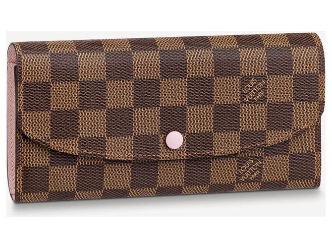 Louis Vuitton LV Emilie wallet new Brown Leather  ref.223313