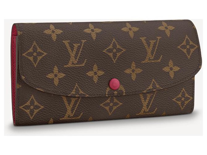 Louis Vuitton LV Emilie wallet new Brown Leather  ref.240172