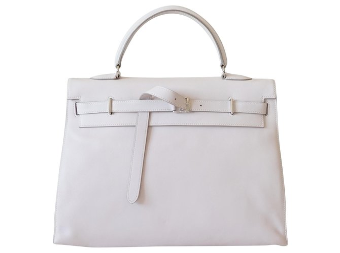 Hermès Handbags Pink Leather  ref.223472