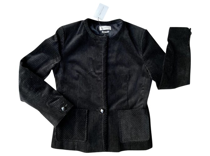 Isabel Marant Etoile Jackets Black Cotton  ref.223501